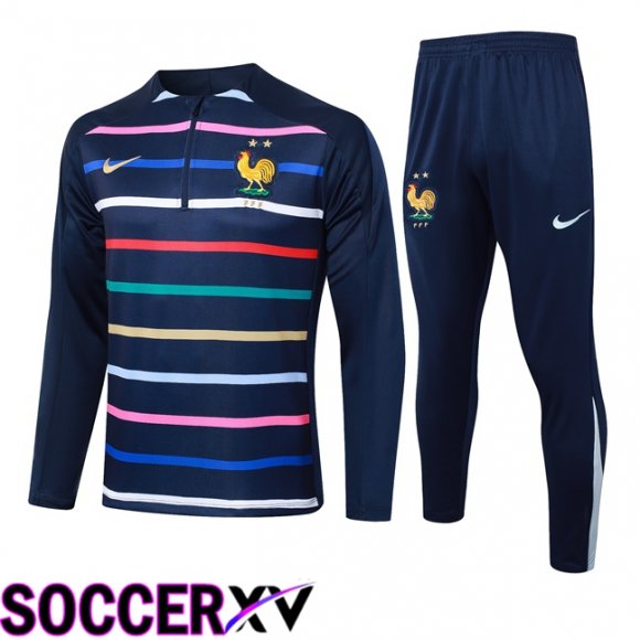 France kit Training Tracksuit Blue Royal 2024/2025