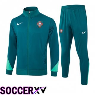 Portugal kit Training Jacket Suit Green 2024/2025