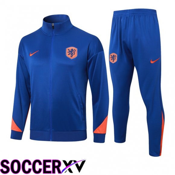 Netherlands kit Training Jacket Suit Blue 2024/2025