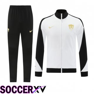 Pumas UNAM kit Training Jacket Suit White 2024/2025