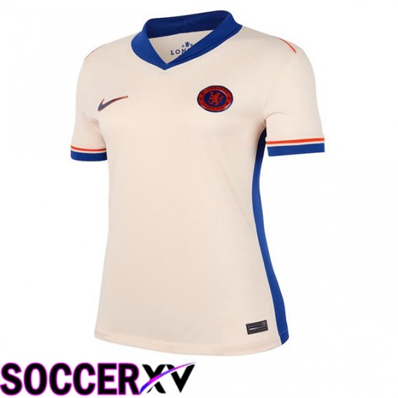 FC Chelsea Women Away Soccer Jersey Yellow 2024/2025