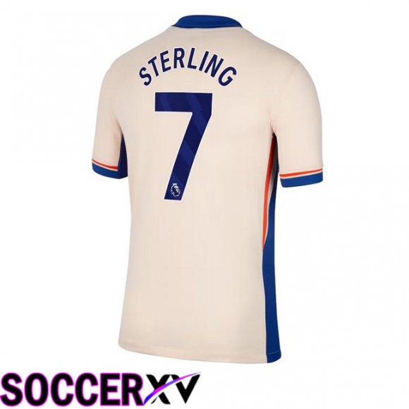 FC Chelsea (Sterling 7) Away Soccer Jersey Yellow 2024/2025