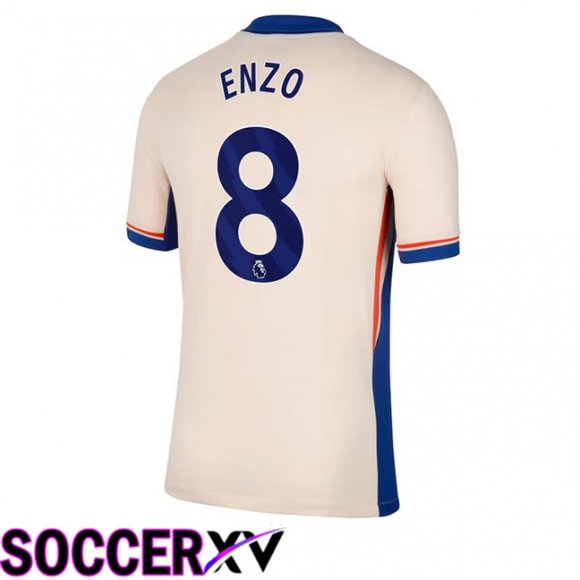 FC Chelsea (Enzo 8) Away Soccer Jersey Yellow 2024/2025