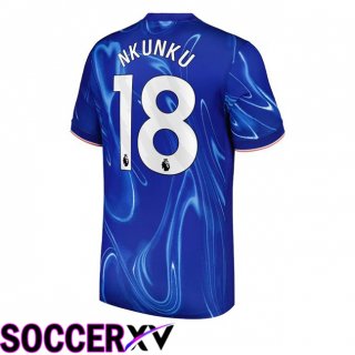 FC Chelsea (Nkunku 18) Home Soccer Jersey Blue 2024/2025