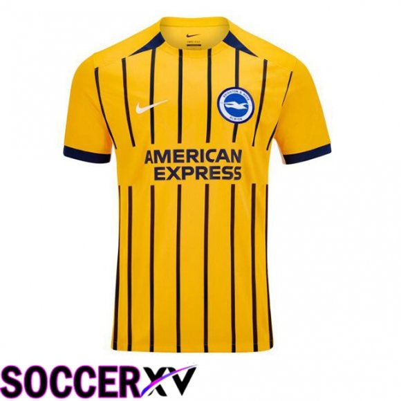 FC Brighton Away Soccer Jersey Yellow 2024/2025