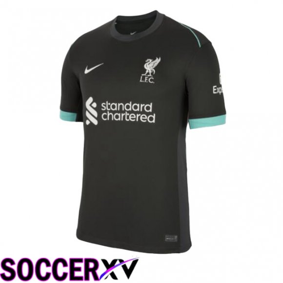 FC Liverpool Away Soccer Jersey Black 2024/2025