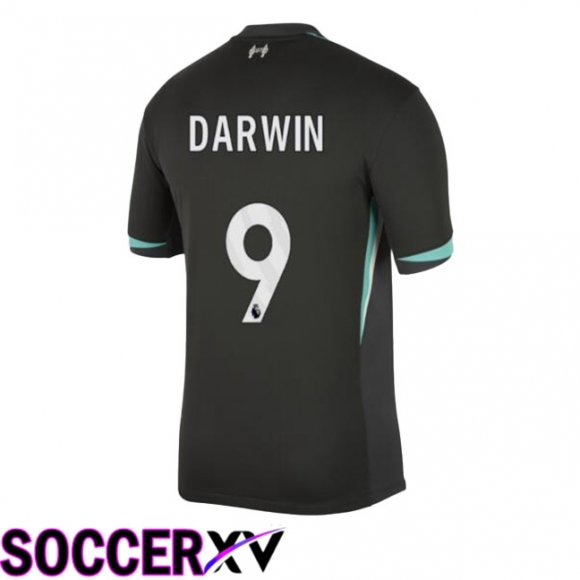 FC Liverpool (DARWIN 9) Away Soccer Jersey Black 2024/2025