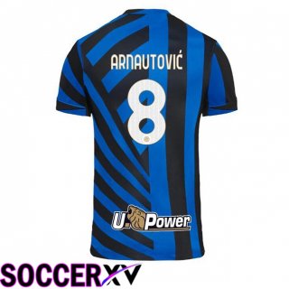 Inter Milan (ARNAUTOVIĆ 8) Home Soccer Jersey Blue 2024/2025