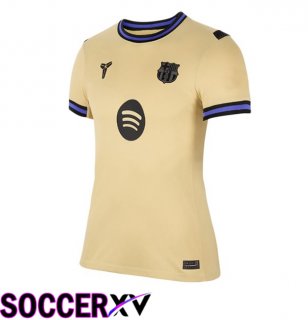 FC Barcelona Women Away Soccer Jersey Yellow 2025/2026