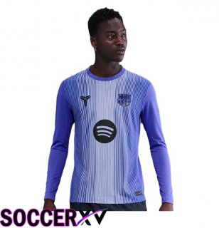 FC Barcelona Goalkeeper Soccer Jersey Long sleeve Purple 2025/2026
