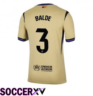 FC Barcelona (BALDE 3) Away Soccer Jersey Yellow 2025/2026
