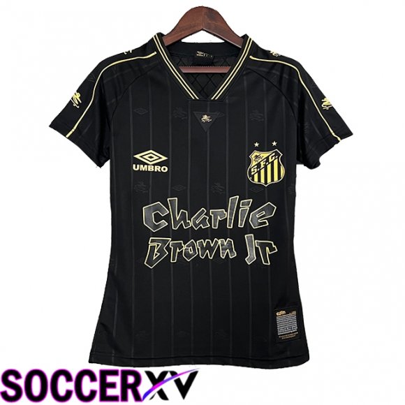 Santos FC Women Soccer Jersey Special Edition Black 2024/2025