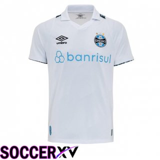 Gremio Away Soccer Jersey White 2024/2025