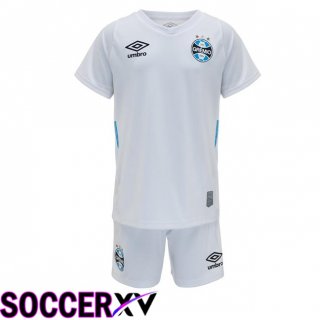 Gremio Kids Away Soccer Jersey White 2024/2025