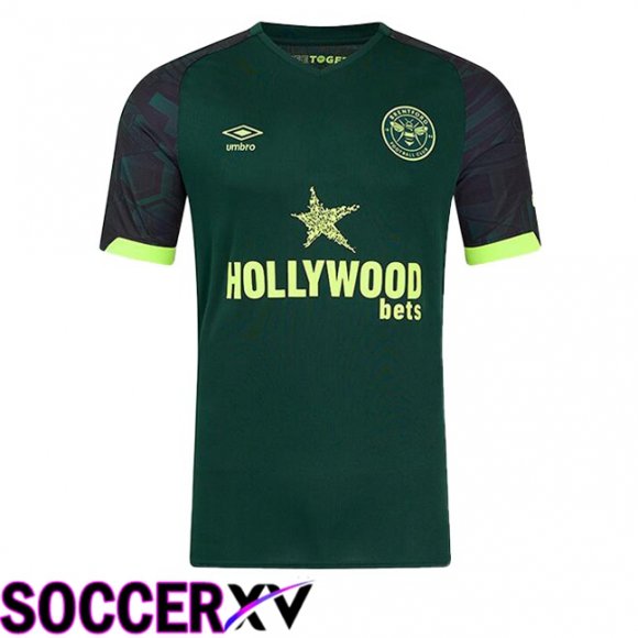 Brentford FC Third Soccer Jersey Green 2024/2025