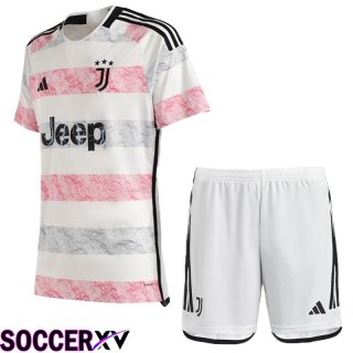 Juventus Soccer Jersey Away + Shorts 2023/2024