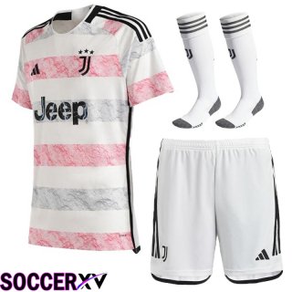 Juventus Soccer Jersey Away (Shorts + Sock) 2023/2024