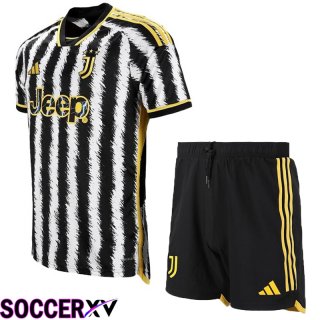 Juventus Soccer Jersey Home + Shorts 2023/2024