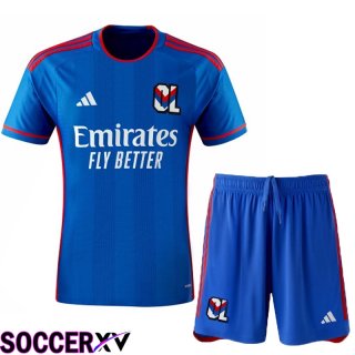 Lyon OL Soccer Jersey Away + Shorts 2023/2024