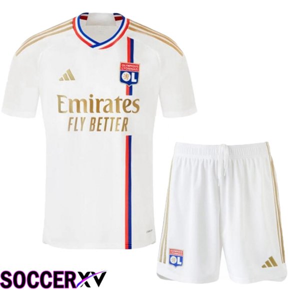 Lyon OL Soccer Jersey Home + Shorts 2023/2024