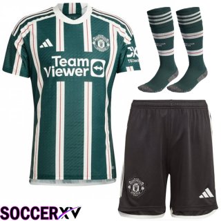 Manchester United Soccer Jersey Away (Shorts + Sock) 2023/2024