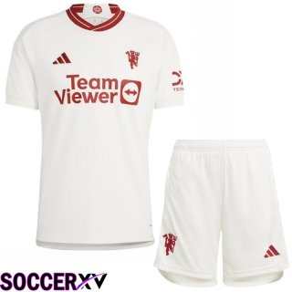 Manchester United Soccer Jersey Third + Shorts 2023/2024