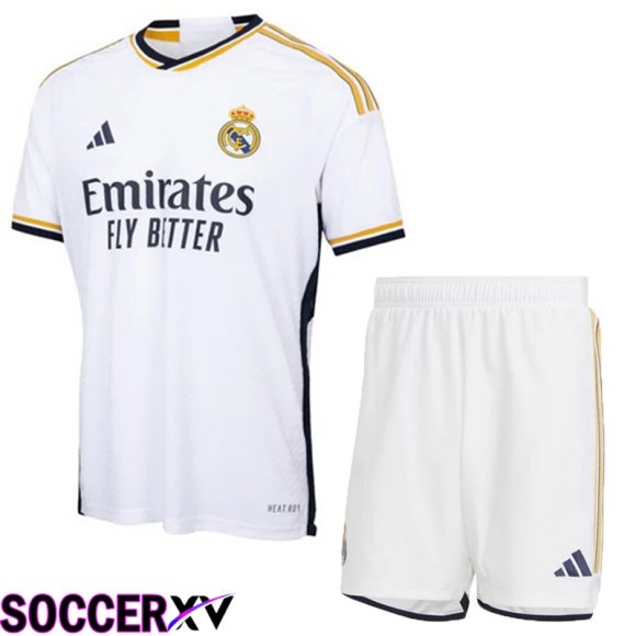 Real Madrid Soccer Jersey Home + Shorts 2023/2024