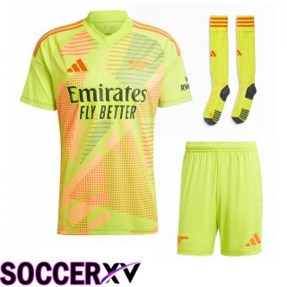 Arsenal Goalkeeper kit Soccer Jersey Green (Shorts + Socks) 2024/2025