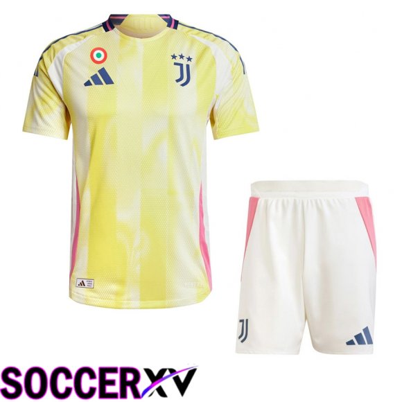 Juventus Away kit Soccer Jersey + Shorts 2024/2025