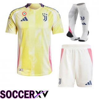 Juventus Away kit Soccer Jersey (Shorts + Socks) 2024/2025