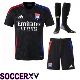 lyon OL Away kit Soccer Jersey (Shorts + Socks) 2024/2025