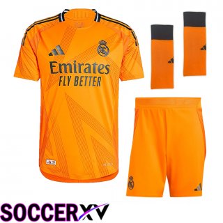 Real Madrid Away kit Soccer Jersey (Shorts + Socks) 2024/2025