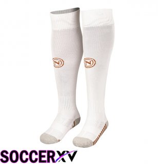 SSC Napoli Away Soccer Socks White 2025/2026