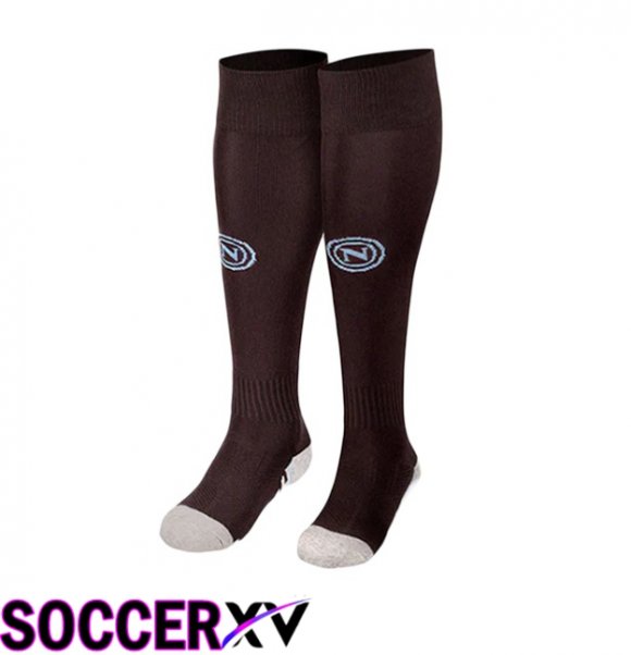 SSC Napoli Third Soccer Socks Brown 2025/2026