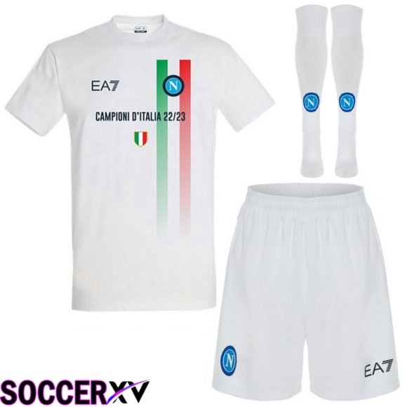 SSC Napoli Soccer Jersey Away (Shorts + Sock) 2023/2024