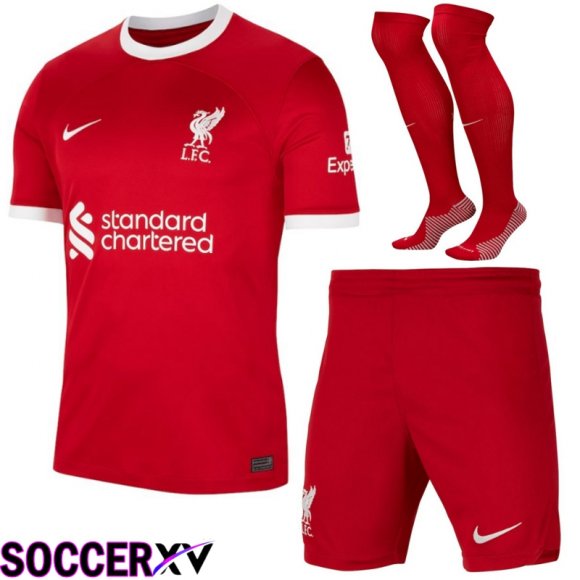 FC Liverpool Soccer Jersey Home (Shorts + Sock) 2023/2024