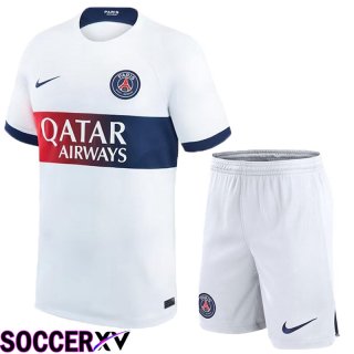 Paris PSG Soccer Jersey Away + Shorts 2023/2024