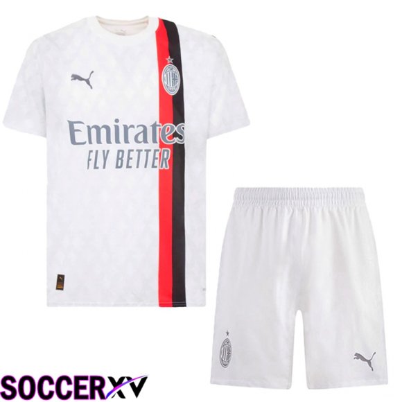 AC Milan Soccer Jersey Away + Shorts 2023/2024