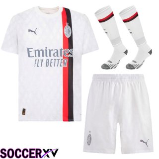 AC Milan Soccer Jersey Away (Shorts + Sock) 2023/2024