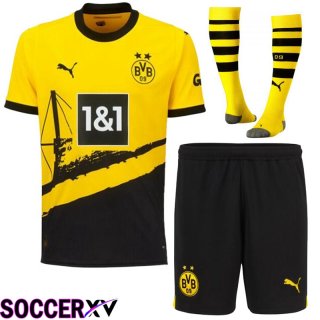 Dortmund Soccer Jersey Home (Shorts + Sock) 2023/2024