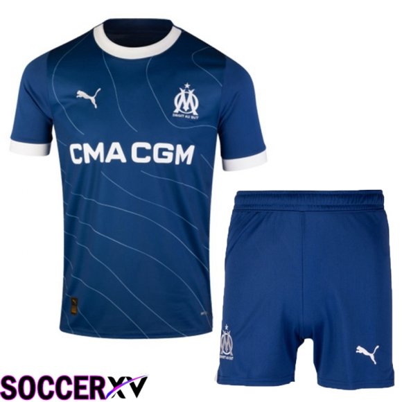 Marseille OM Soccer Jersey Away + Shorts 2023/2024