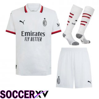 AC Milan Away kit Soccer Jersey (Shorts + Socks) 2024/2025