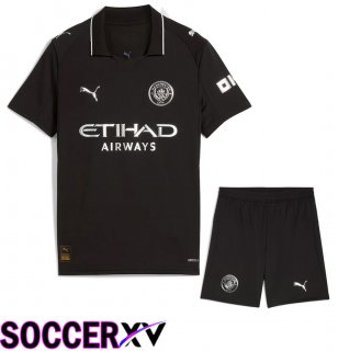 Manchester City Away kit Soccer Jersey + Shorts 2025/2026