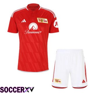 FC Union Berlin Kids Home Soccer Jersey Red 2023/2024