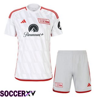 FC Union Berlin Kids Away Soccer Jersey White 2023/2024