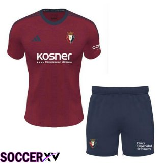 CA Osasuna Kids Home Soccer Jersey Red 2023/2024