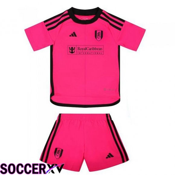 Fulham FC Kids Away Soccer Jersey Rose 2023/2024