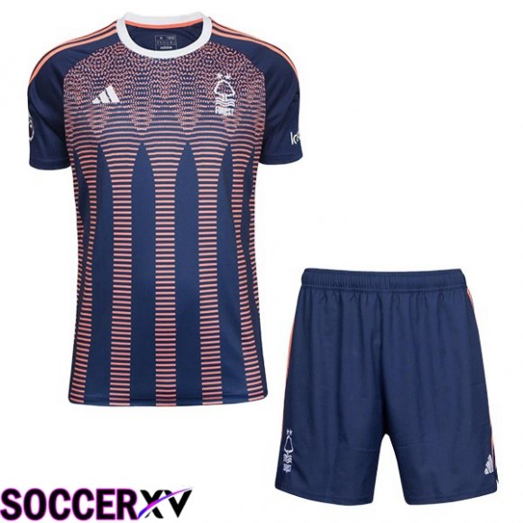 Nottingham Forest Kids Third Soccer Jersey Purple 2023/2024