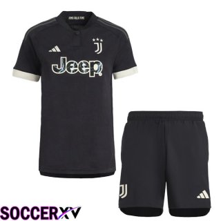 Juventus Kids Third Soccer Jersey Black 2023/2024