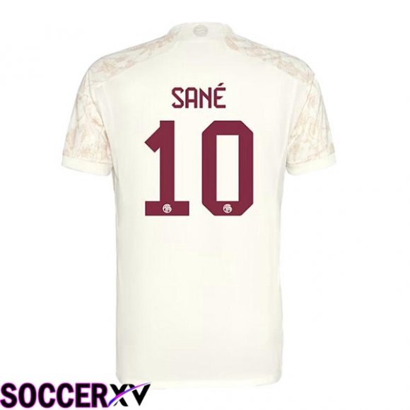 Bayern Munich (Sané 10) Third Soccer Jersey Yellow 2023/2024